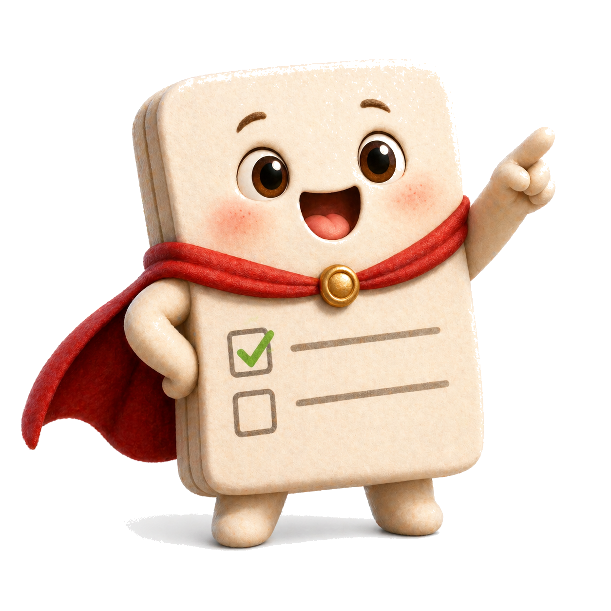 SurveySwap checklist mascot